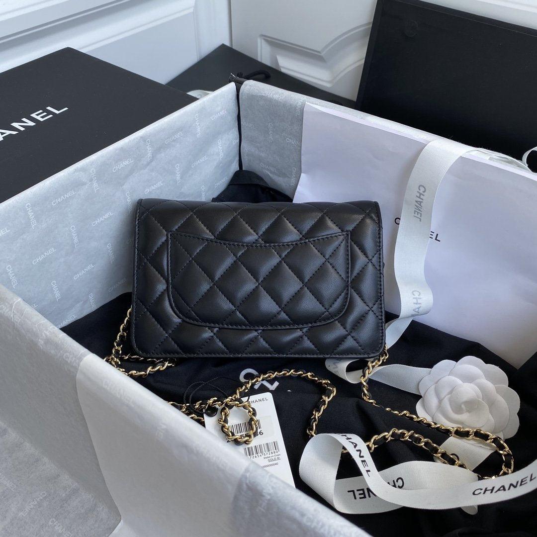 Chanel Wallet On Chain WOC Black Lambskin - Classic Black