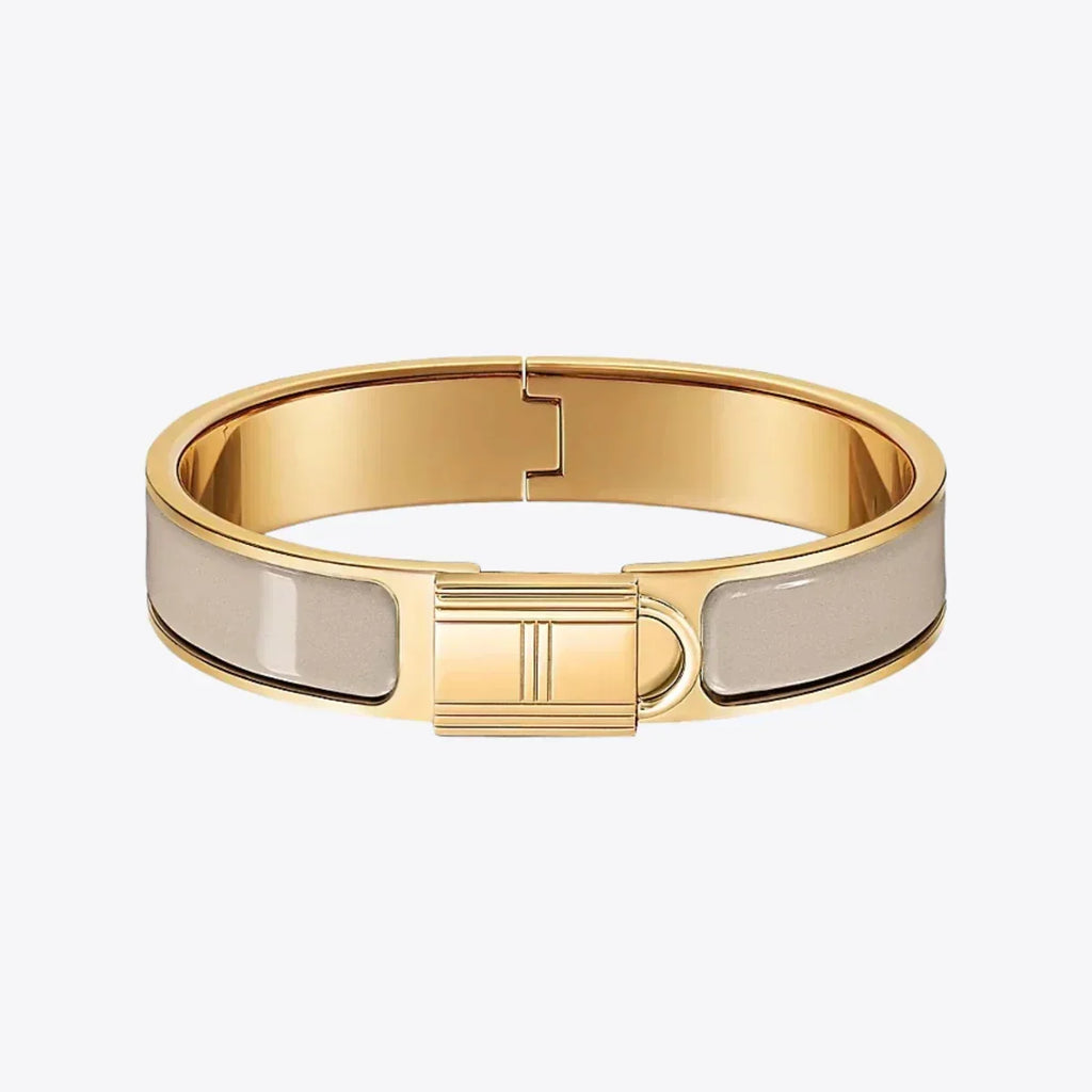 Hermes Clic Cadenas Light Brown Bracelet