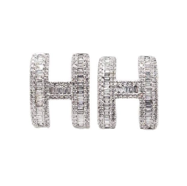 Hermes Pop Moissanite Earrings