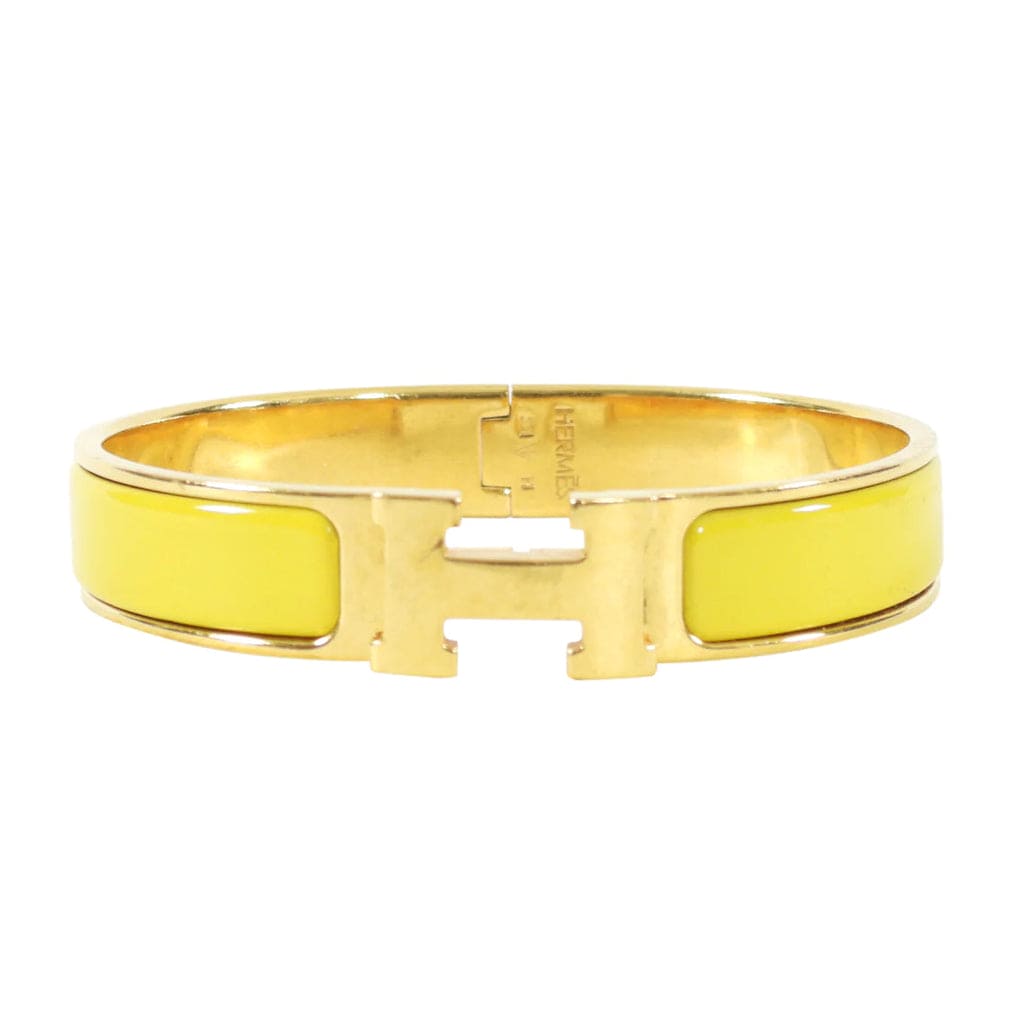 Hermes Clic H Yellow Bracelet