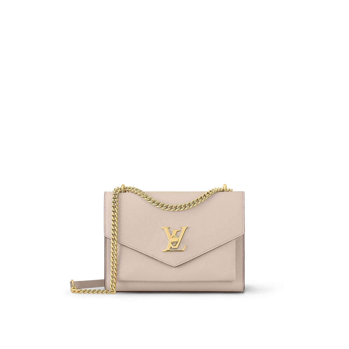 LV MyLockme Medium Bag - Greige Gray / Beige