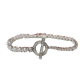 Hermes Finesse Link Diamond Bracelet - 18K Rose Gold