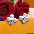 Louis Vuitton Vivienne Earrings - 18K White Gold
