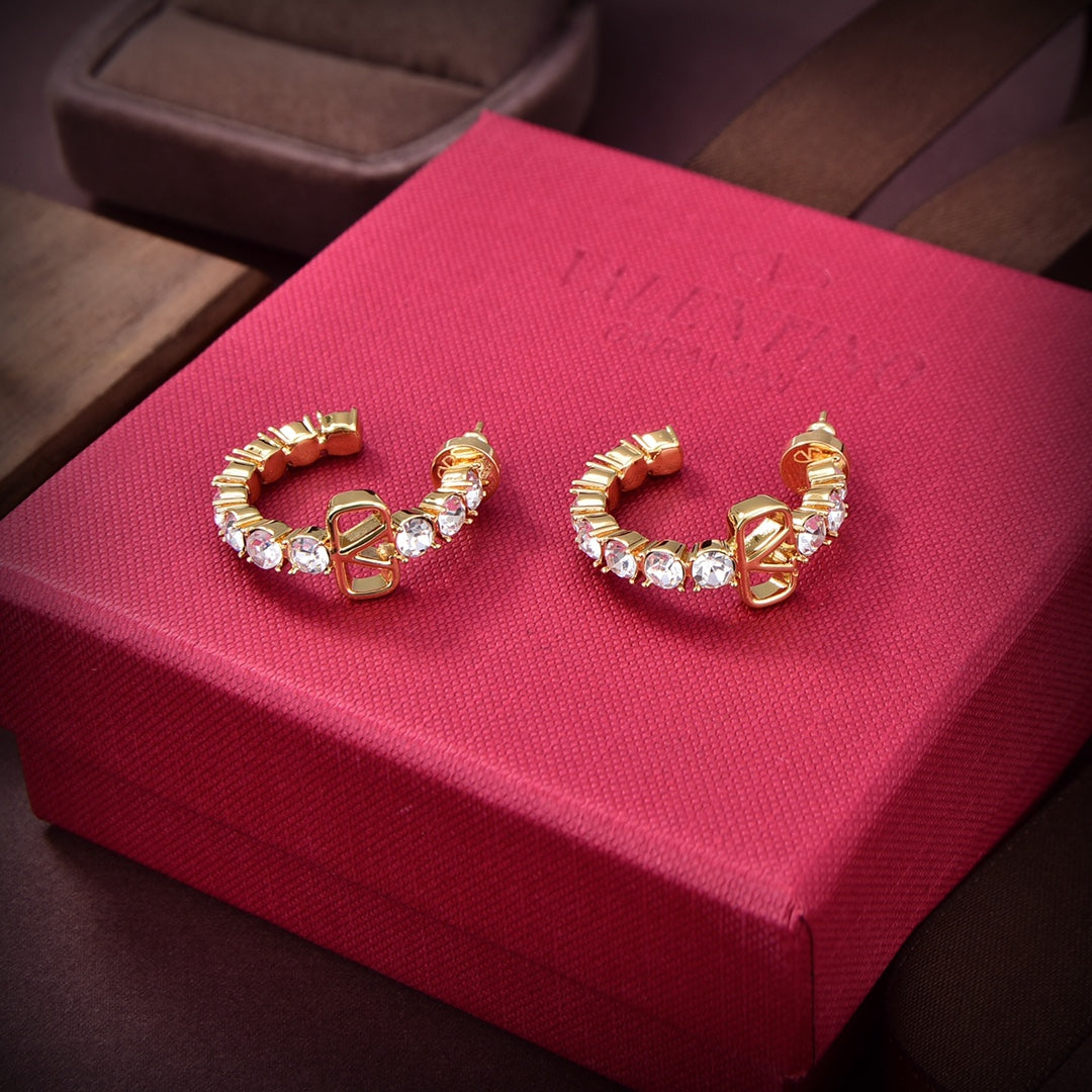 Valentino Valentino Signature Earrings - 18K Yellow Gold