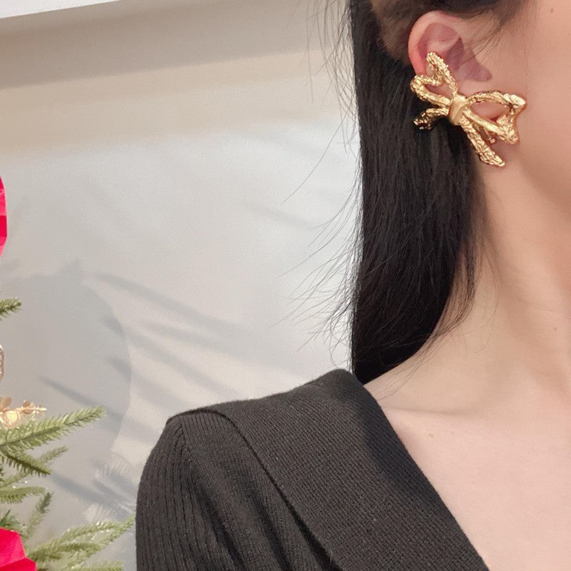 YSL 26C Butterfly Earrings - 18K Yellow Gold