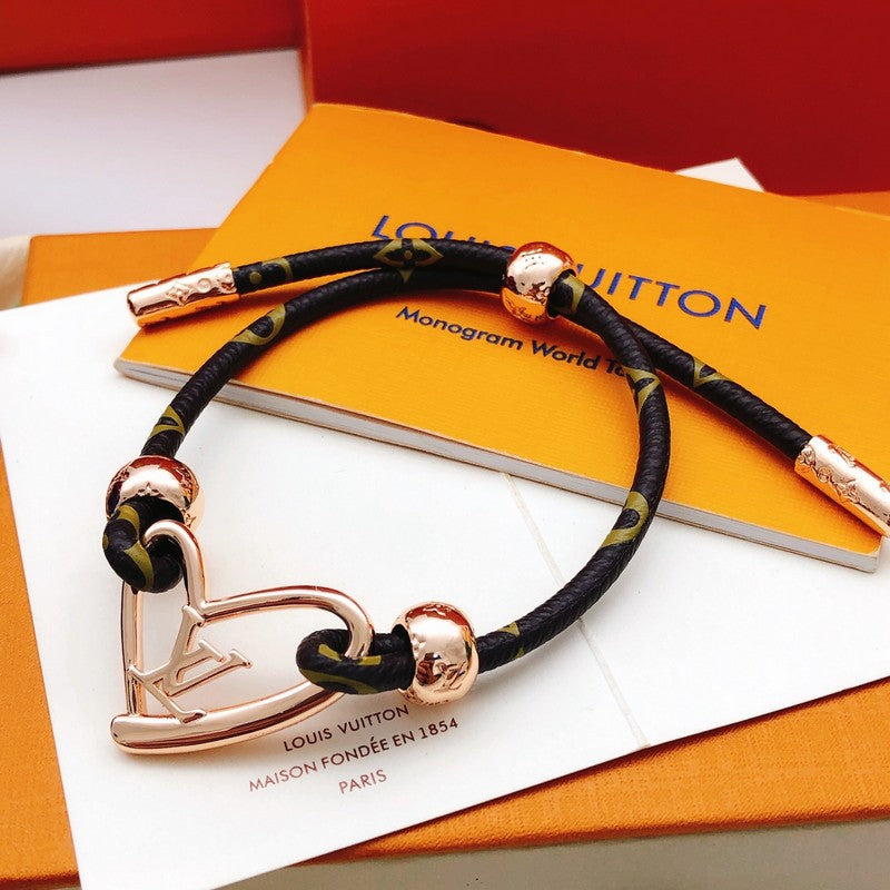 Louis Vuitton Heart Charm Bracelet