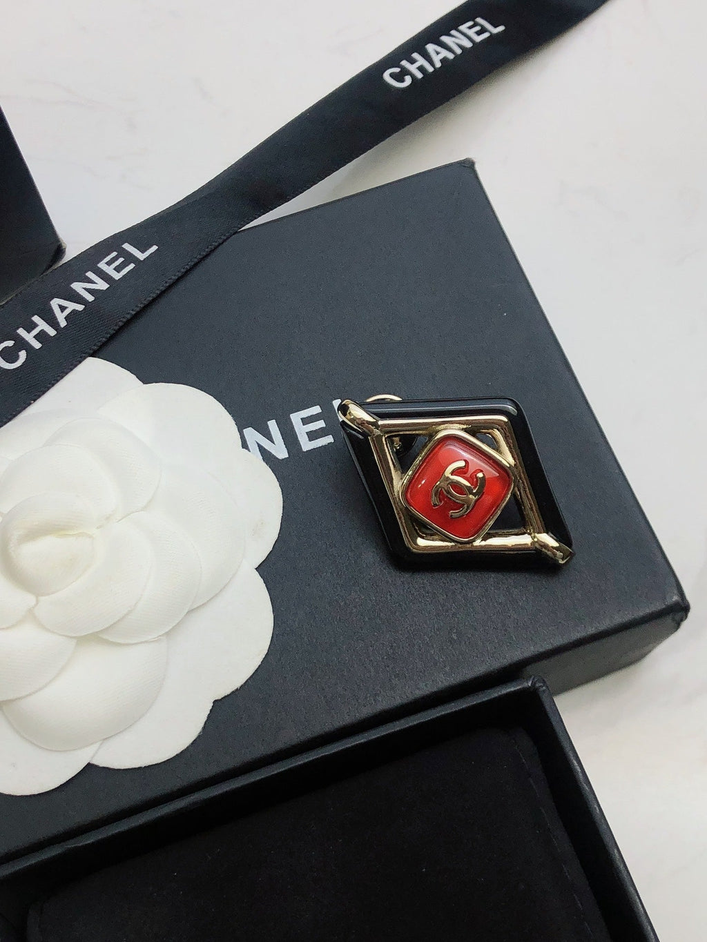 Chanel Rhombus Brooch