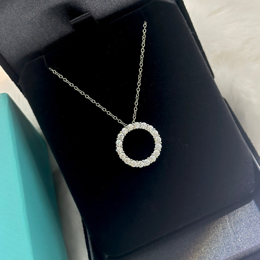 Tiffany Circle Diamond Necklace