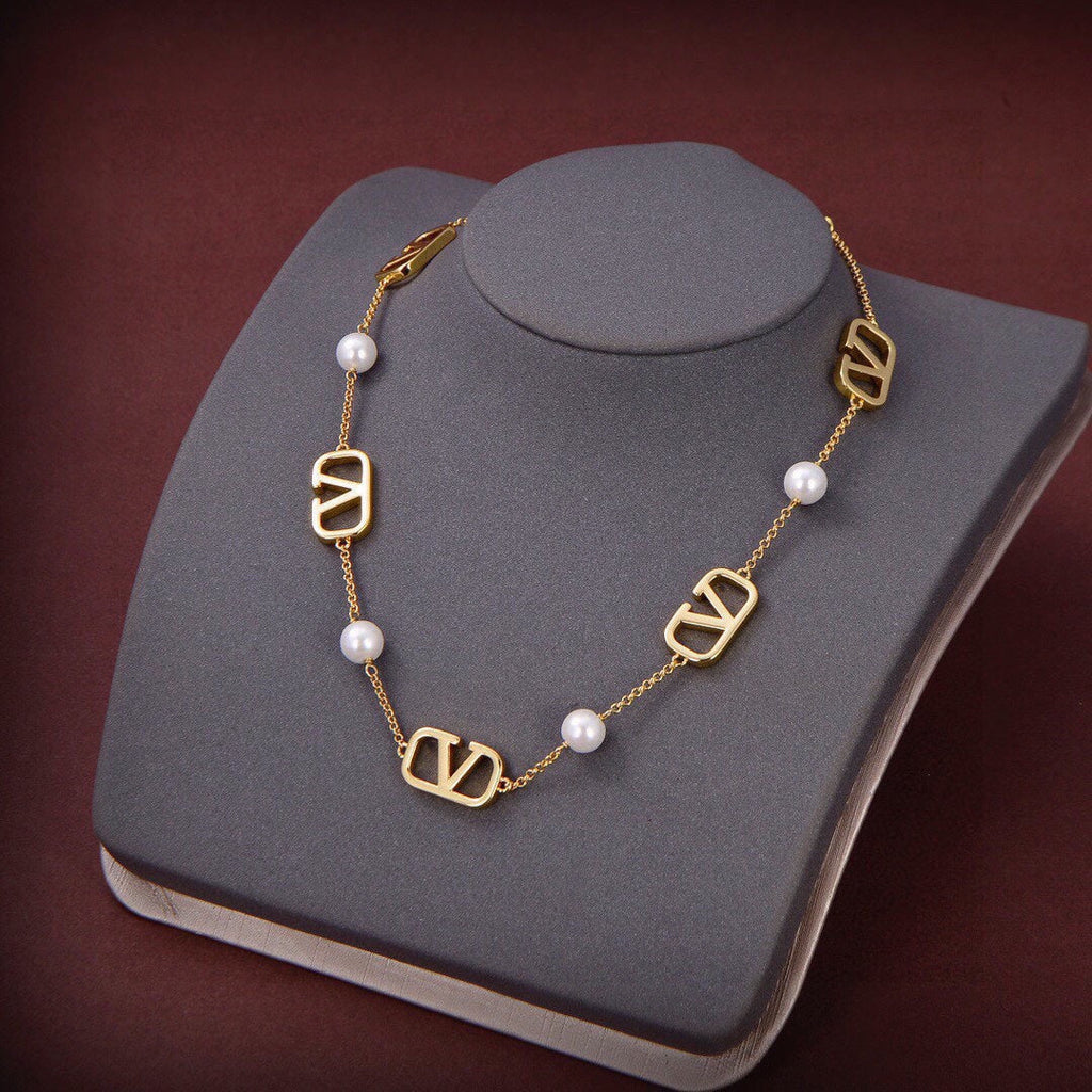 Valentino VLogo Necklace