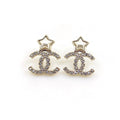 Chanel Star Crystal Earrings - 18K Yellow Gold