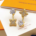 Louis Vuitton Blossom Monogram Earrings - 18K Yellow Gold