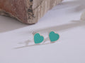 Return to Tiffany Heart Earrings - 18K White Gold