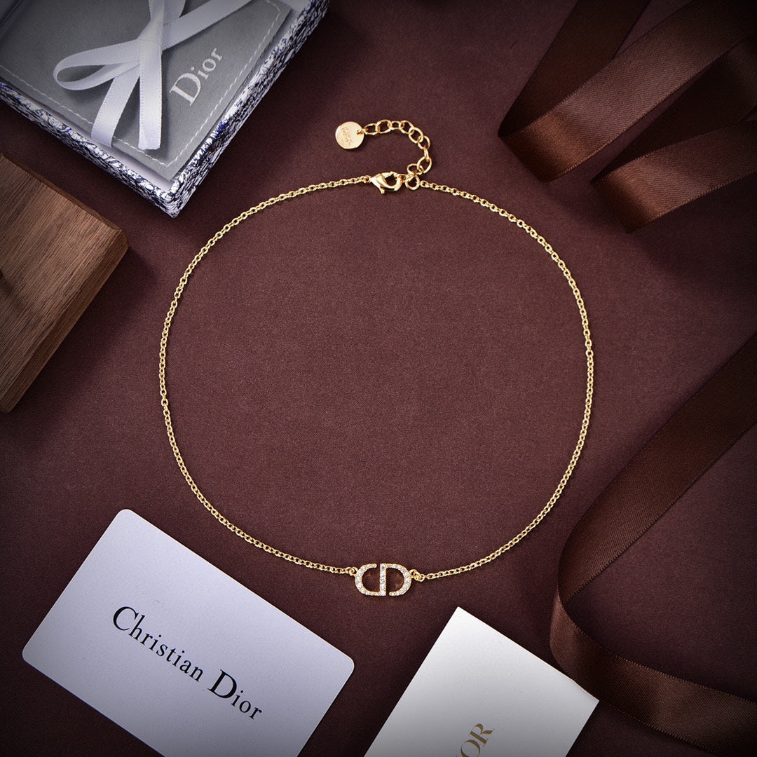 Dior Petit CD Diamond Necklace