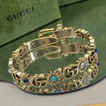 Gucci Double G Flowers Bracelet