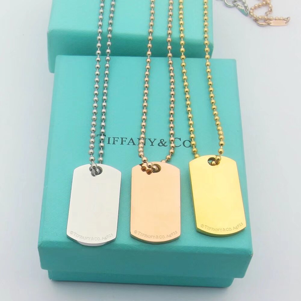 Tiffany 1837 Makers I.D. Tag Pendant Necklace