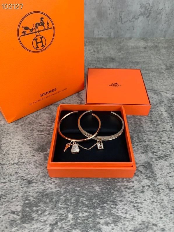Hermes Kelly Cadenas Bracelet - 18K Rose Gold