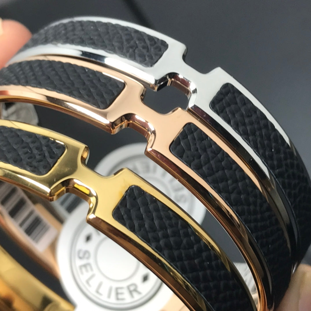 Hermes Olympe Black Bracelet