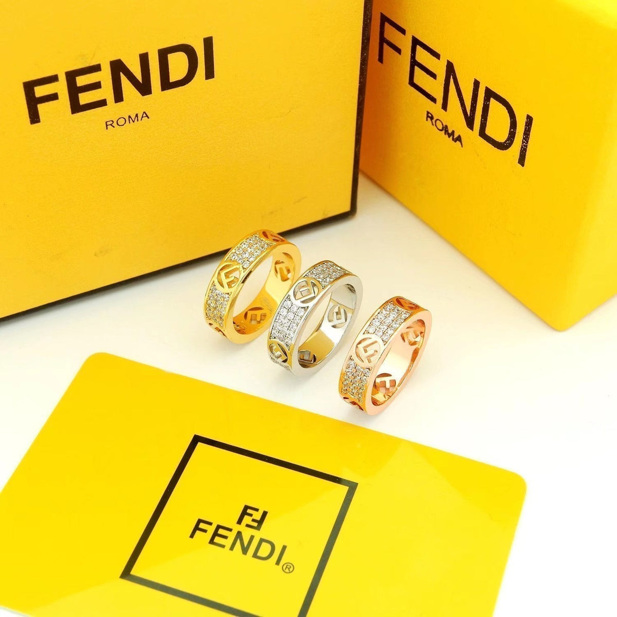 Fendi Is Ring - 18K Yellow Gold