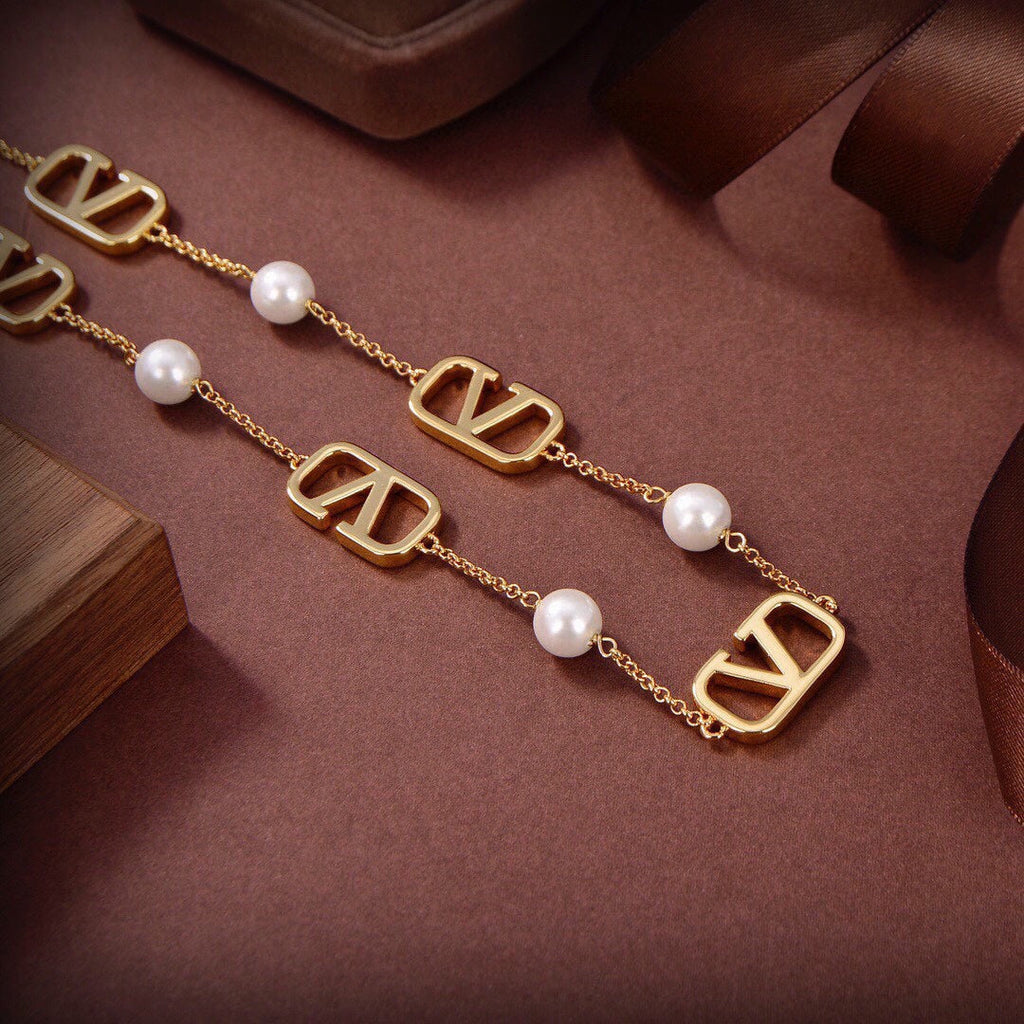Valentino VLogo Necklace