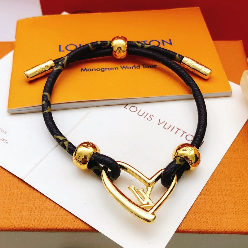 Louis Vuitton Heart Charm Bracelet
