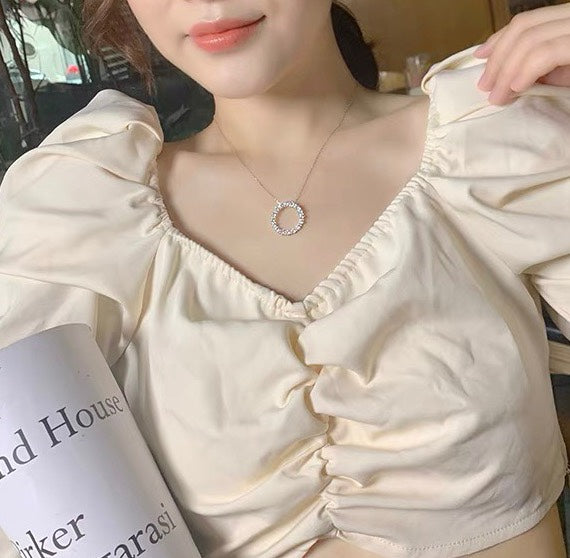 Tiffany Circle Diamond Necklace