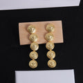 Long Earrings - 18K Yellow Gold
