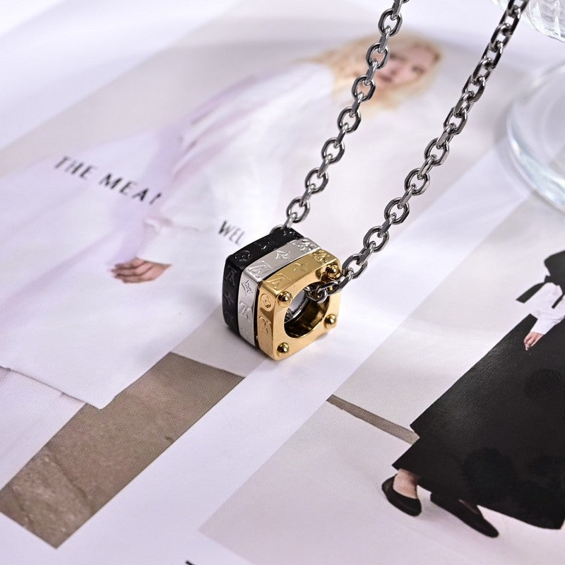 Louis Vuitton Bold Tri-Color Necklace