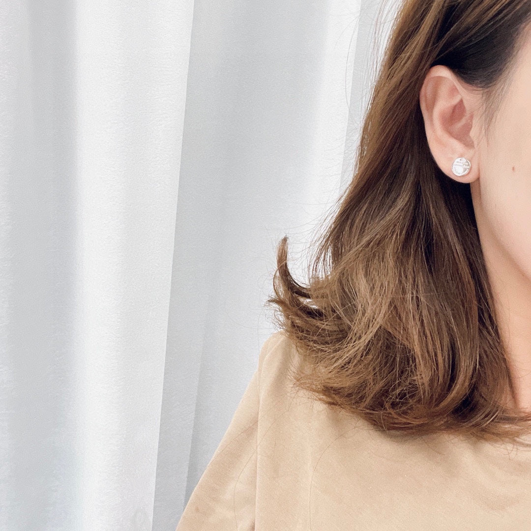 Return to Tiffany Circle Stud Earrings - 18K White Gold