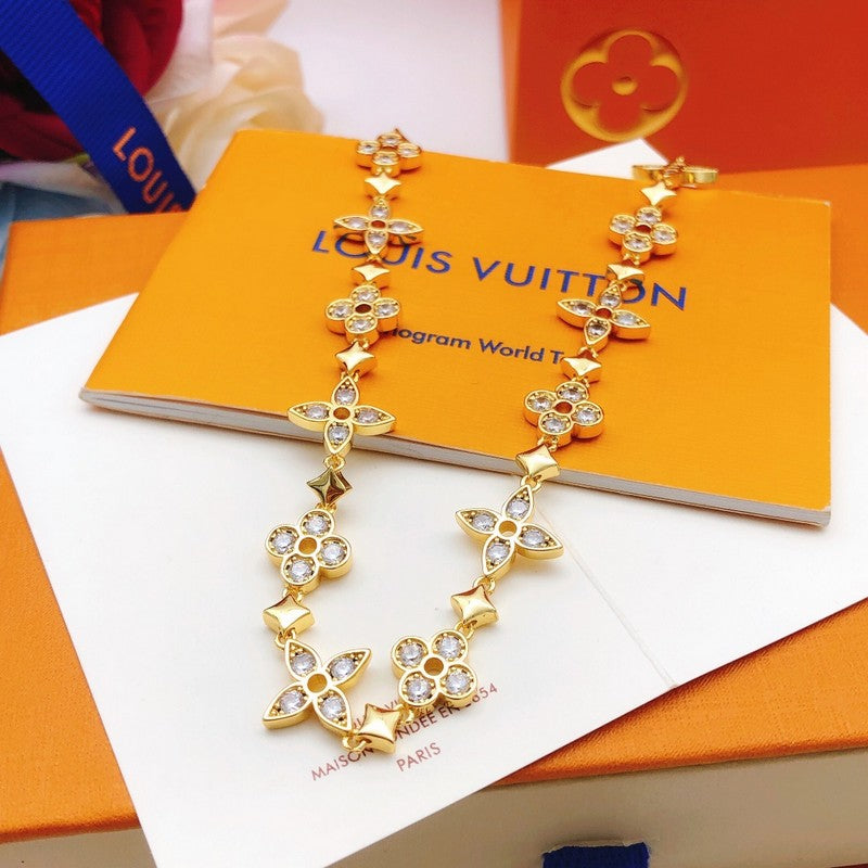 Louis Vuitton Blooming Crystal Necklace