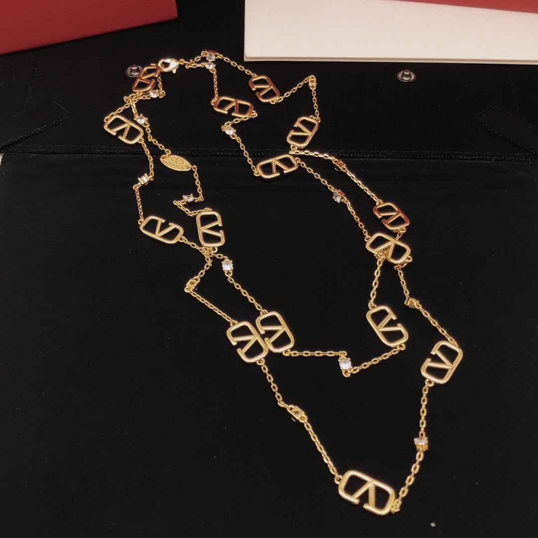 Valentino Long Diamond Necklace