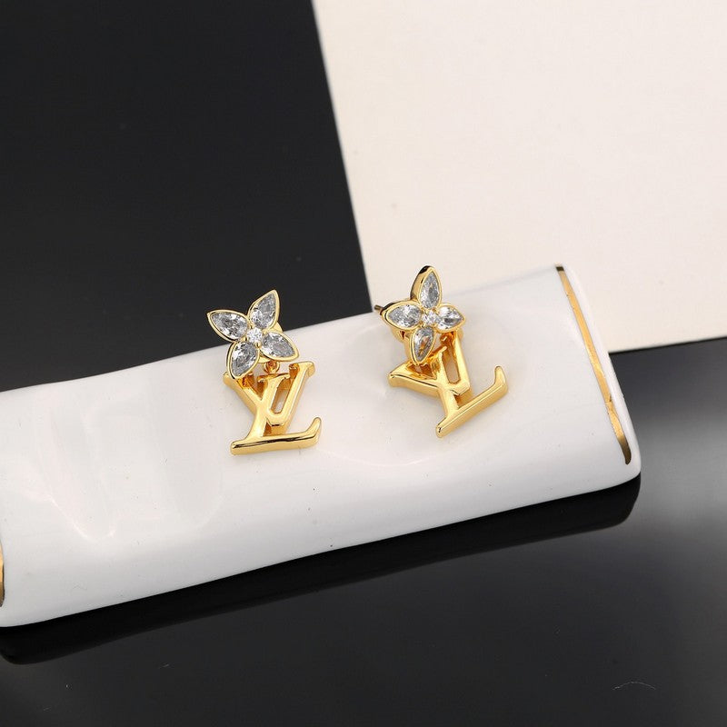 Louis Vuitton Iconic Crystal Earrings - 18K Gold