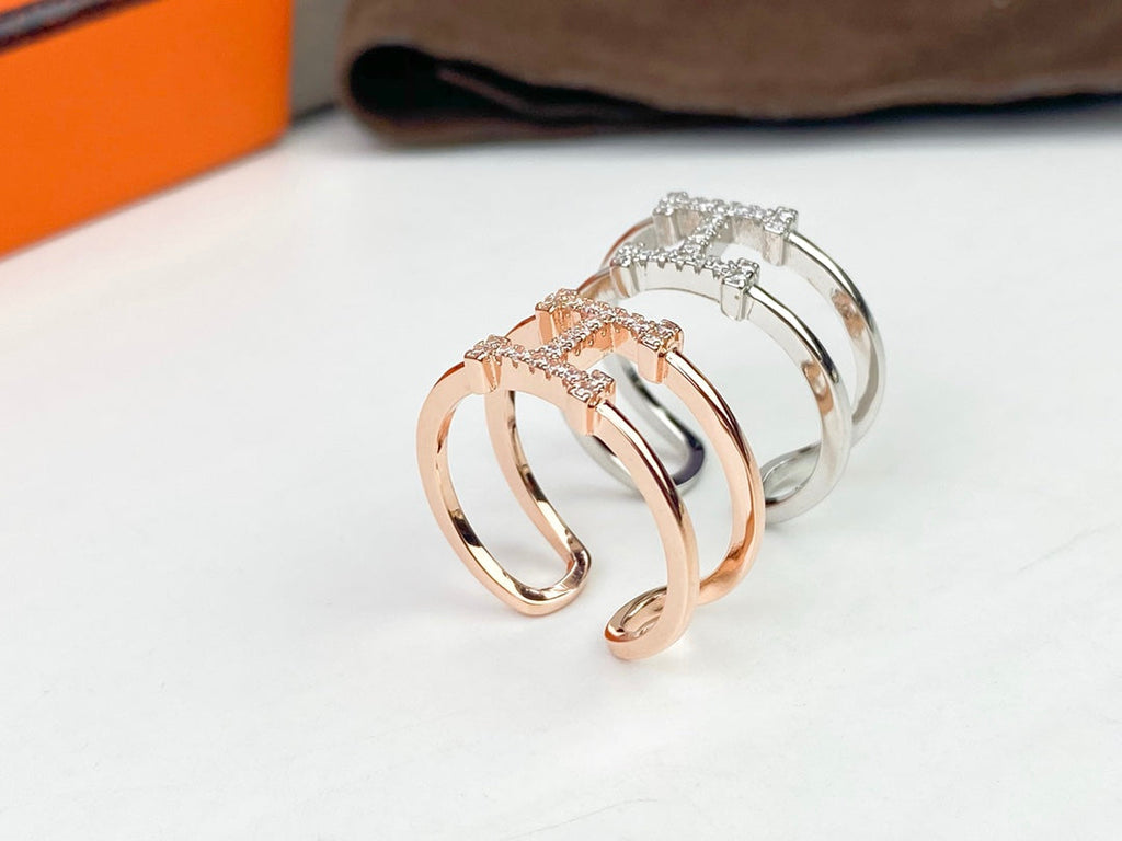 Hermes Ever Chaine D'ancre Ring - 18K Rose Gold