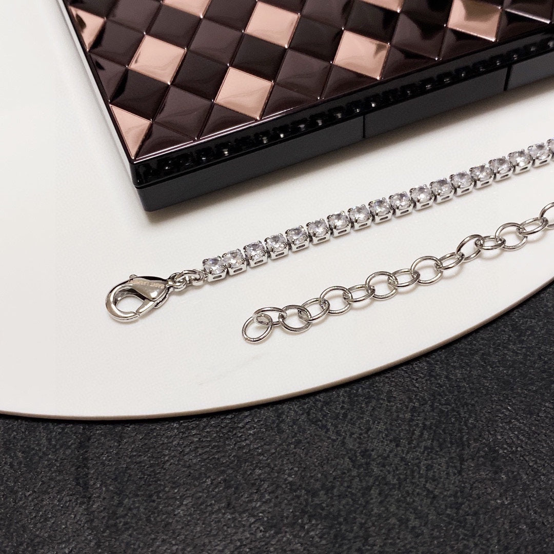 YSL Chain Diamond Necklace