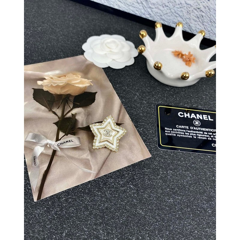 Chanel Star Pearl Brooch