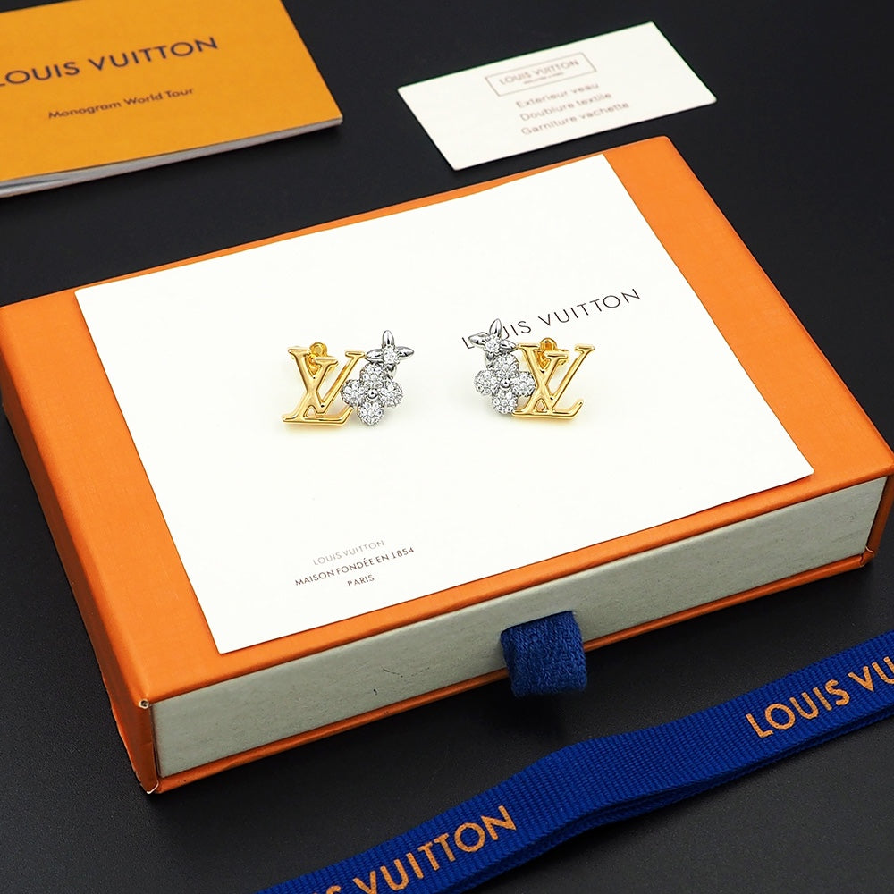 Louis Vuitton Gram Earrings - 18K Yellow Gold