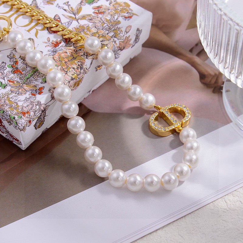 Dior Petit CD Pearl Necklace