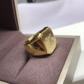 Louis Vuitton Monogram Signet Ring - 18K Gold
