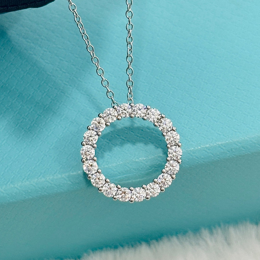 Tiffany Circle Diamond Necklace