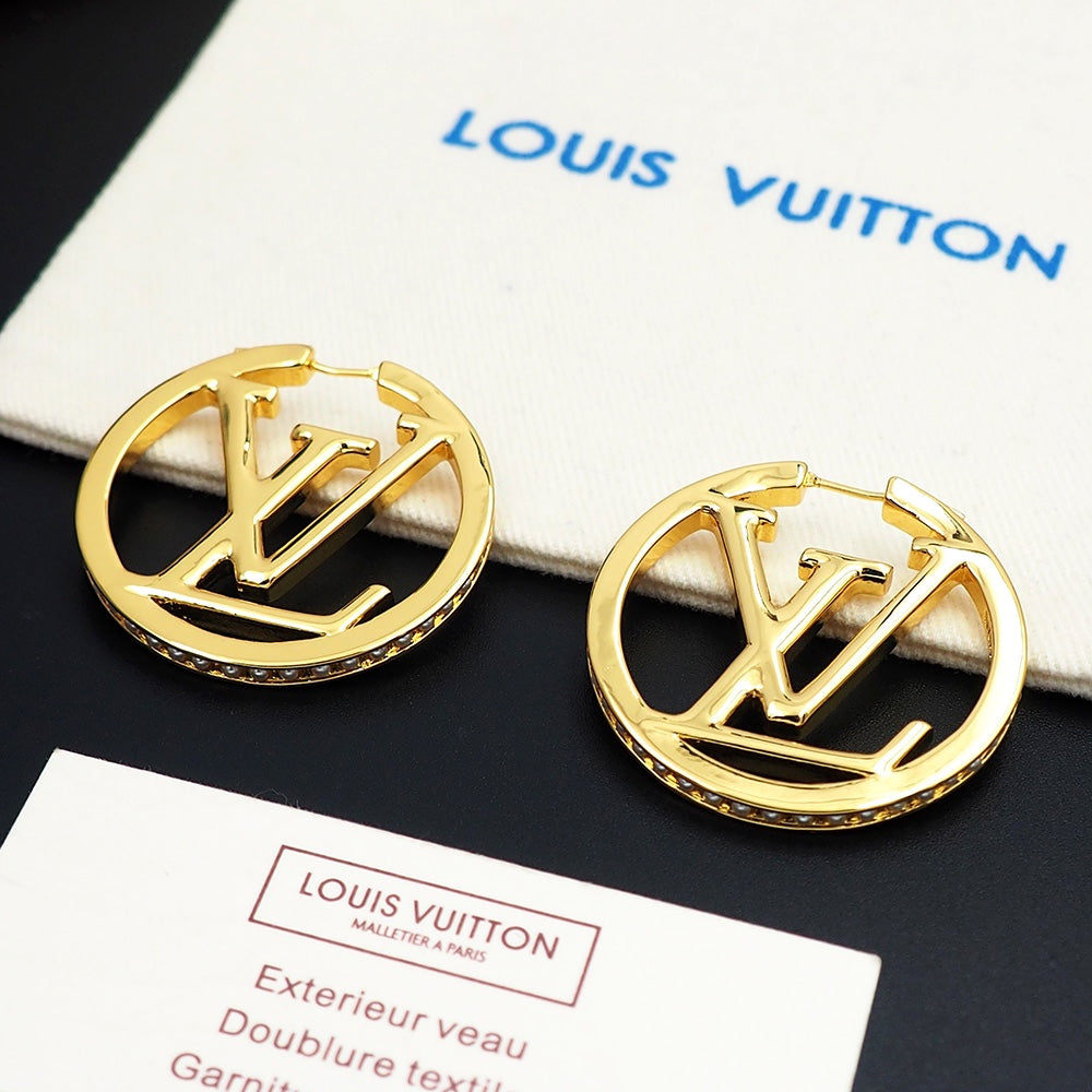 Louis Vuitton Louise Pearl Earrings - 18K Gold