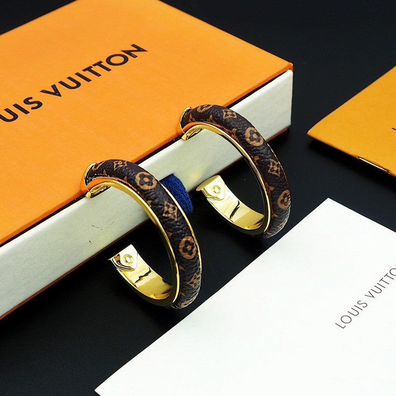Louis Vuitton Signature Earrings - 18K Yellow Gold