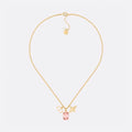 Dior Petit CD Pink Crystal Necklace