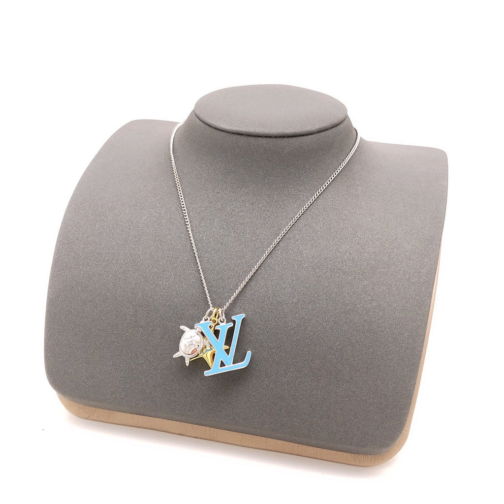Louis Vuitton Turquoise Chain Necklace