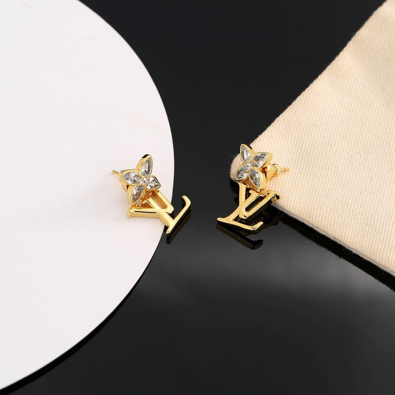 Louis Vuitton Iconic Crystal Earrings - 18K Gold