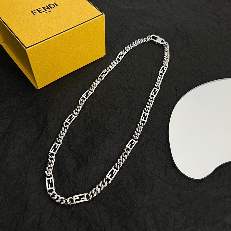 Fendi Baguette Chain Necklace