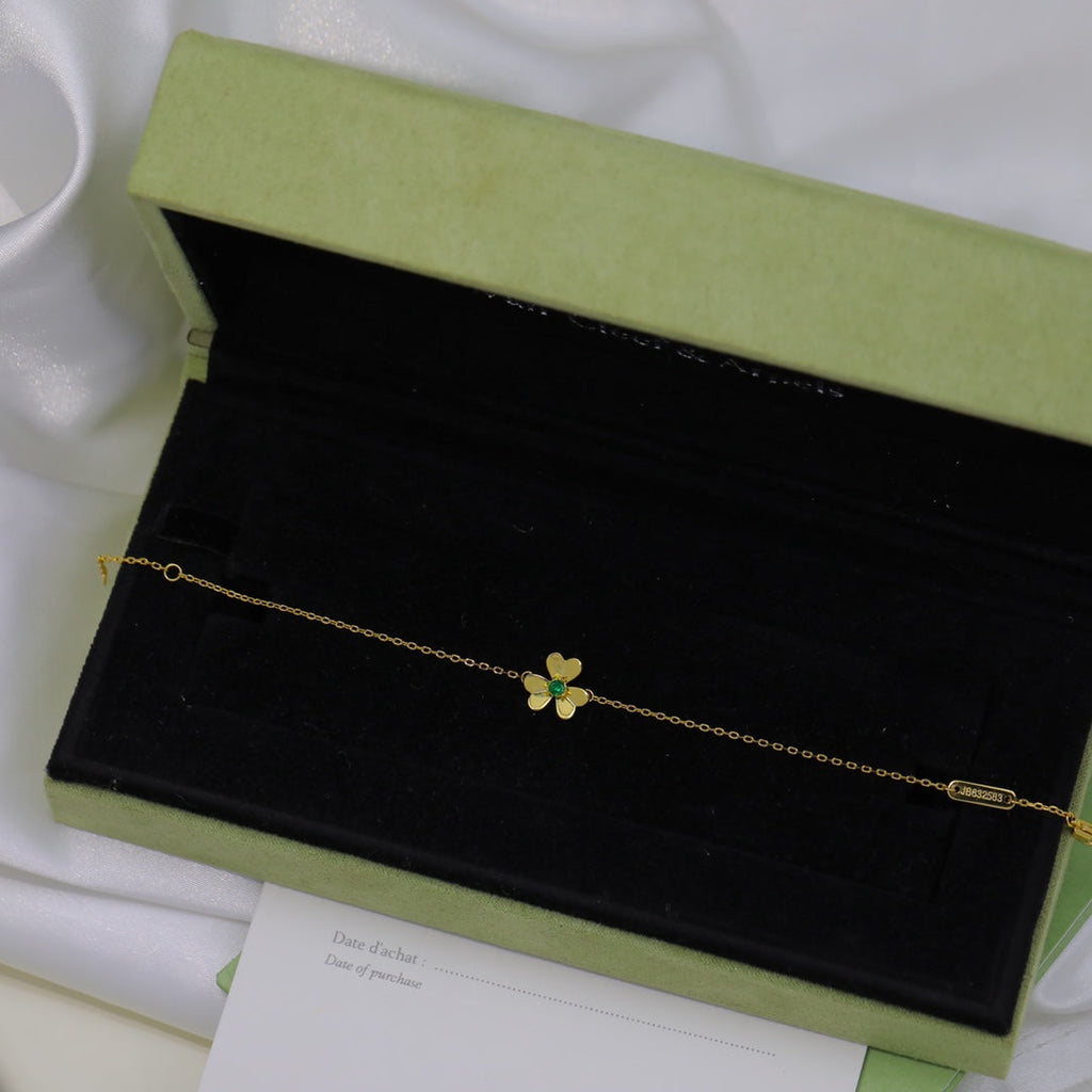 Frivole Emerald Bracelet - 18K Gold