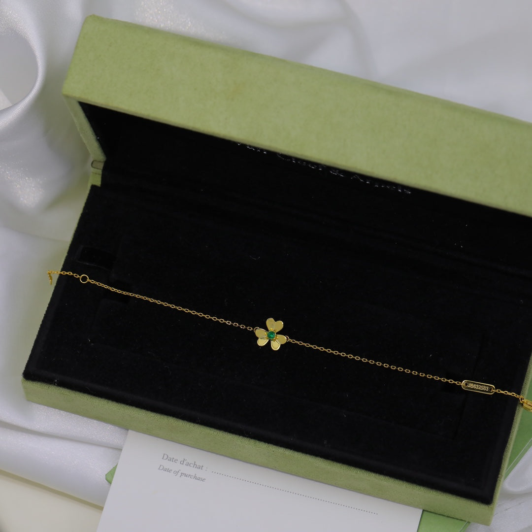 Frivole Emerald Bracelet - 18K Gold