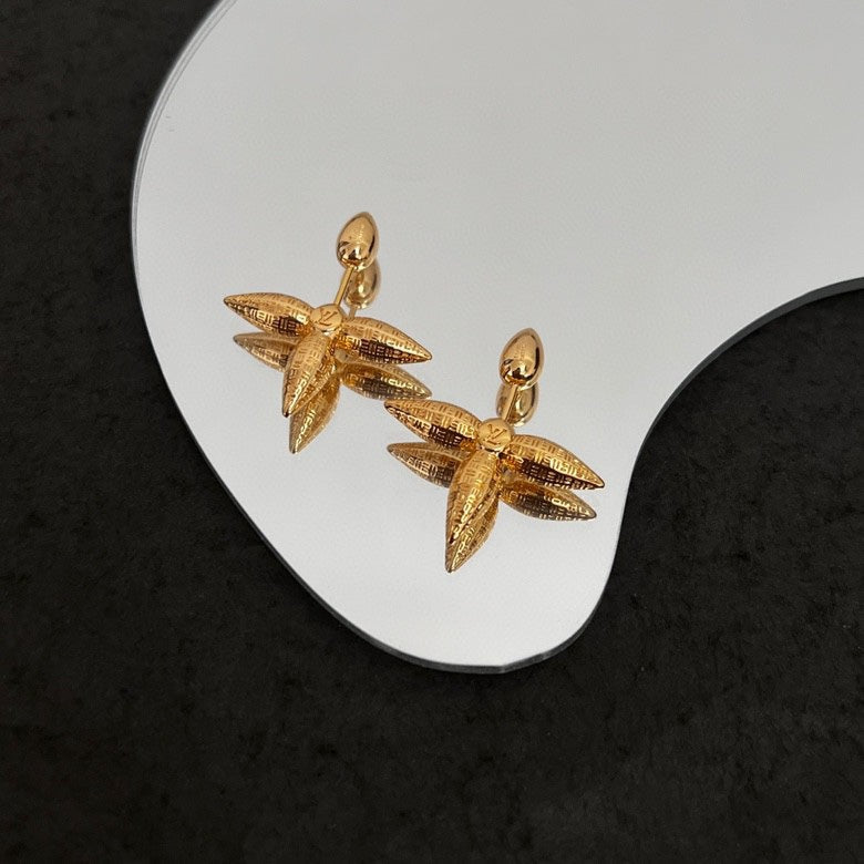 Louis Vuitton Louisette Stud Earrings - 18K Yellow Gold