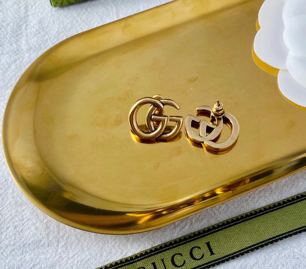 Gucci Double G Earrings - 18K Yellow Gold