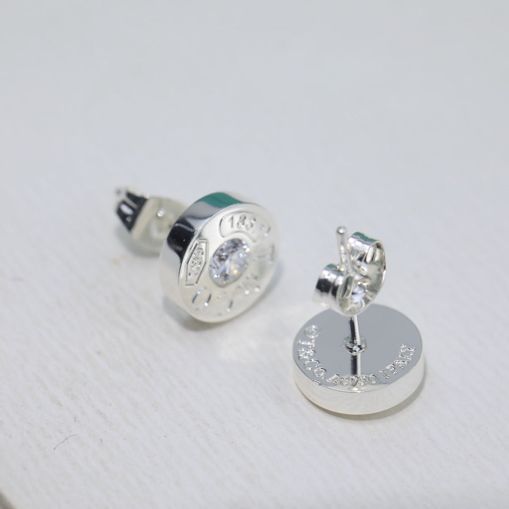 Tiffany 1837 Diamond Earrings - 18K White Gold