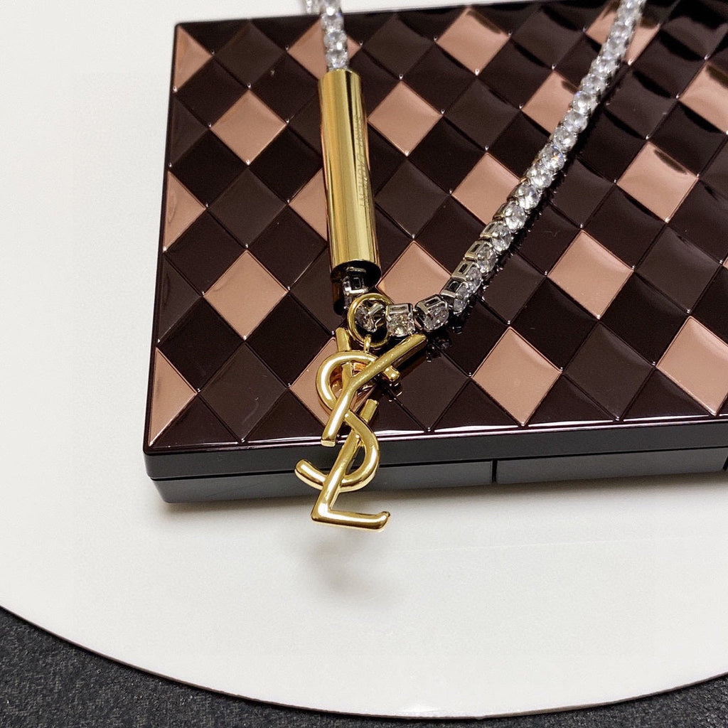 YSL Chain Diamond Necklace